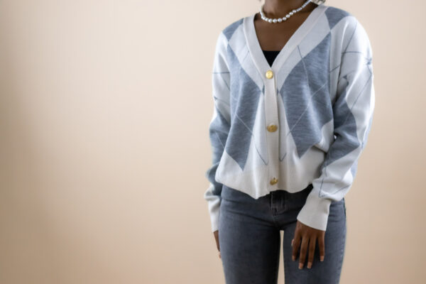 Diamond grey cardigan